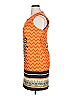 Aryeh Graphic Orange Casual Dress Size XL - photo 5