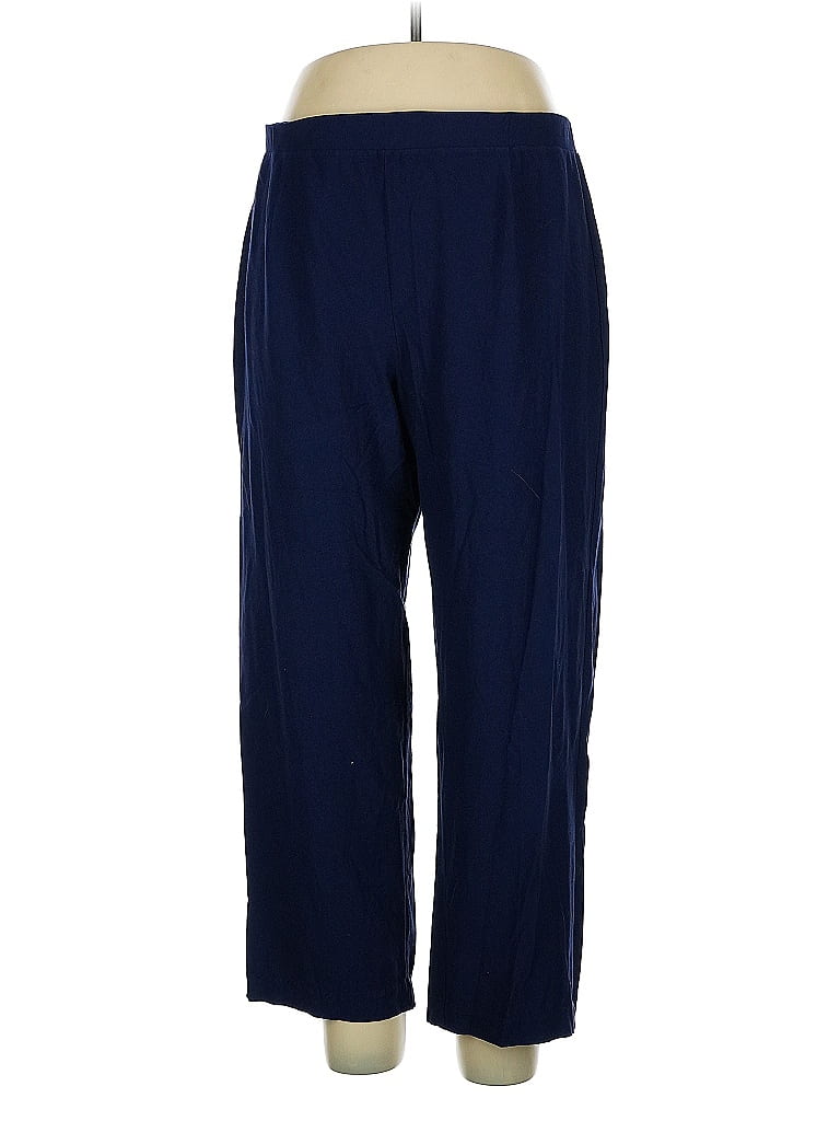 Pre-owned Eileen Fisher Casual Pants In Blue