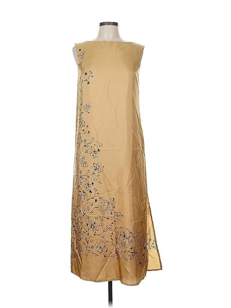 Pre-owned Max Mara Casual Dress In Gold