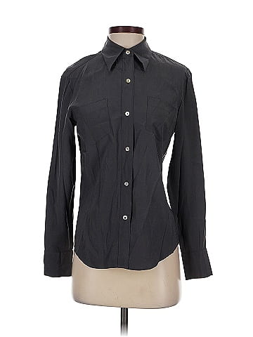 Express Long Sleeve Silk Top (view 1)