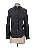 Express Black Long Sleeve Silk Top Size 1 - 2 - photo 1