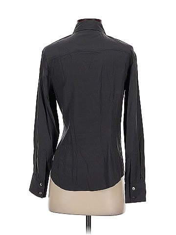Express Long Sleeve Silk Top (view 2)
