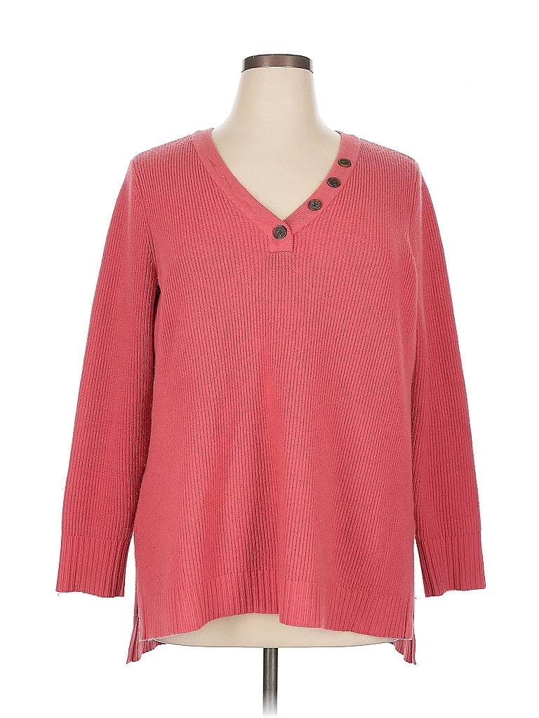 Pre-owned Sonoma Goods For Life Pullover Sweater In Red