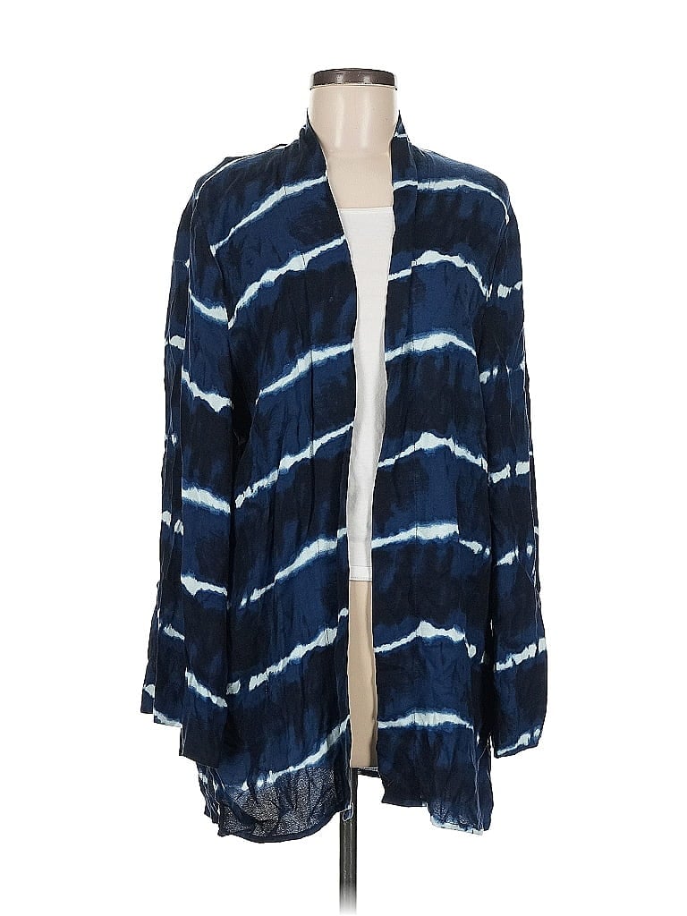 Pre-owned Xhilaration Cardigan Sweater In Blue