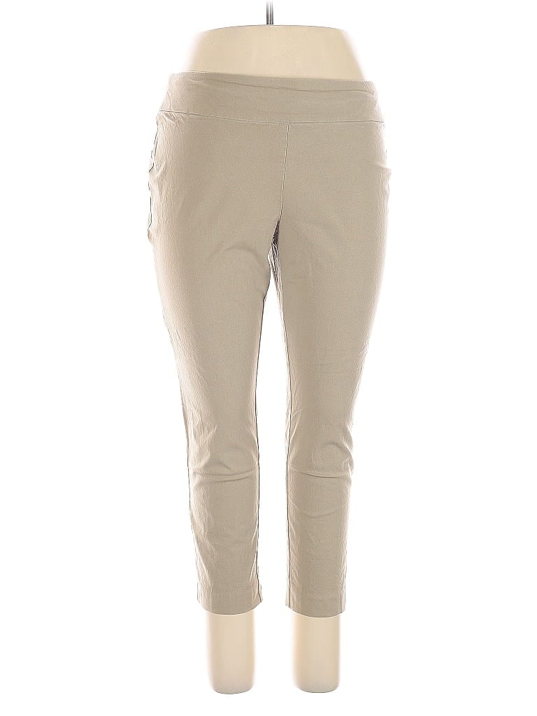 Pre-owned Crown & Ivy Casual Pants In Brown