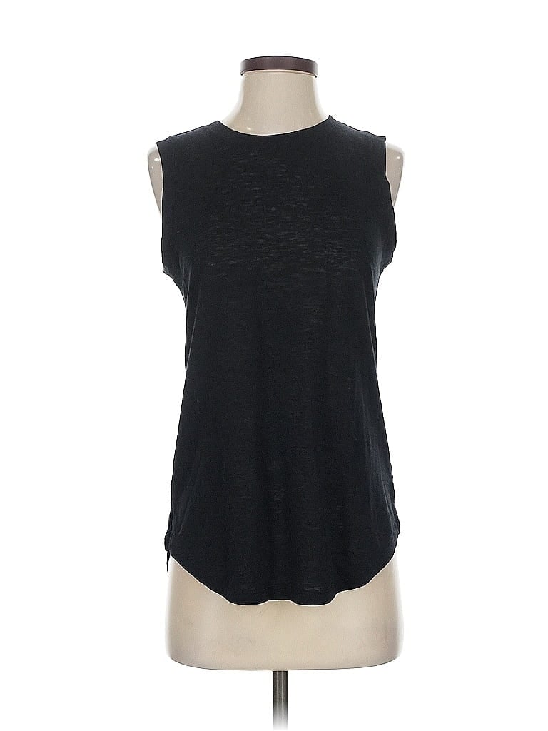 Pre-owned Athleta Sleeveless T-shirt In Black