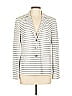 Basler 100% Polyamide Stripes Silver Blazer Size EU (FR) 42 / US 10 - photo 1