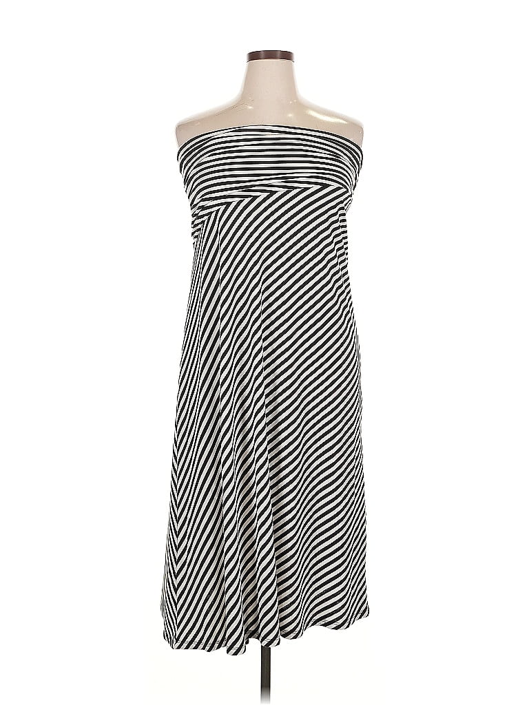 Pre-owned Bobeau Casual Dress In Black