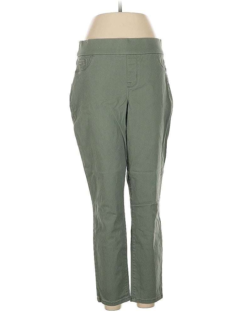 Pre-owned Nine West Casual Pants In Green