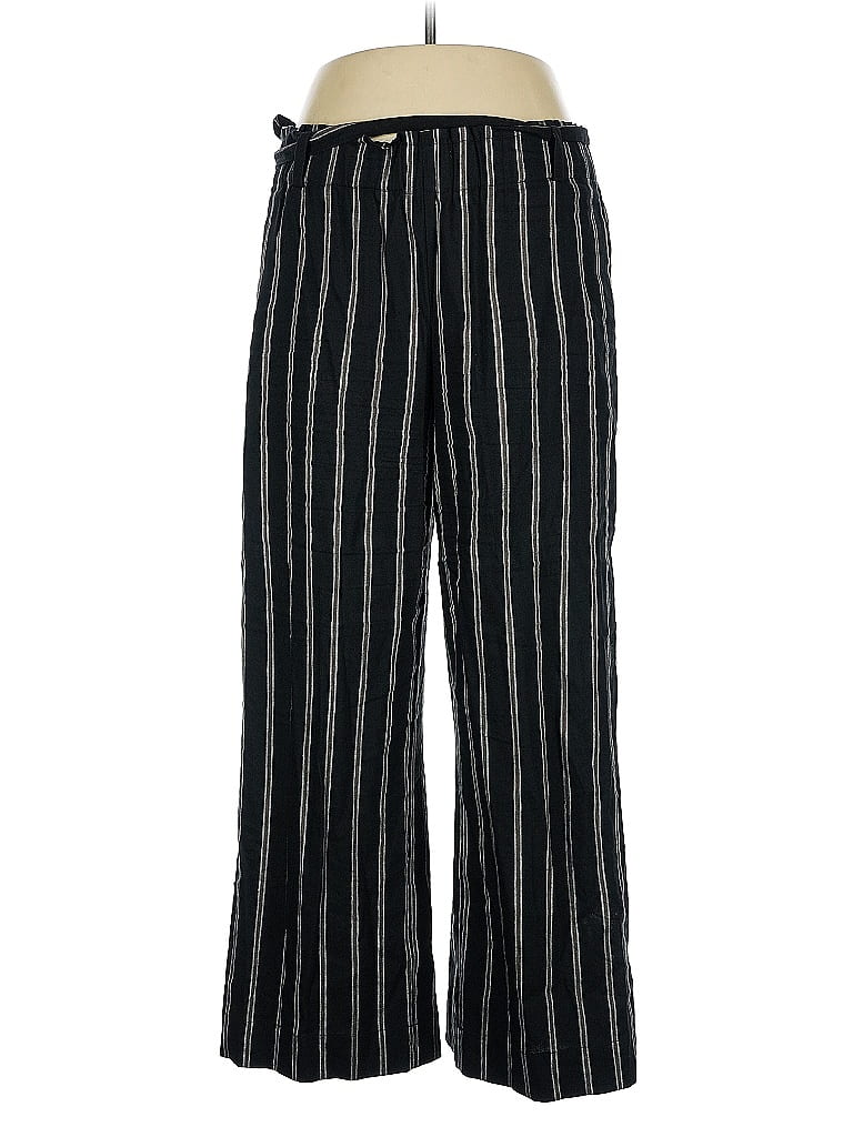 Pre-owned Jjill Linen Pants In Black