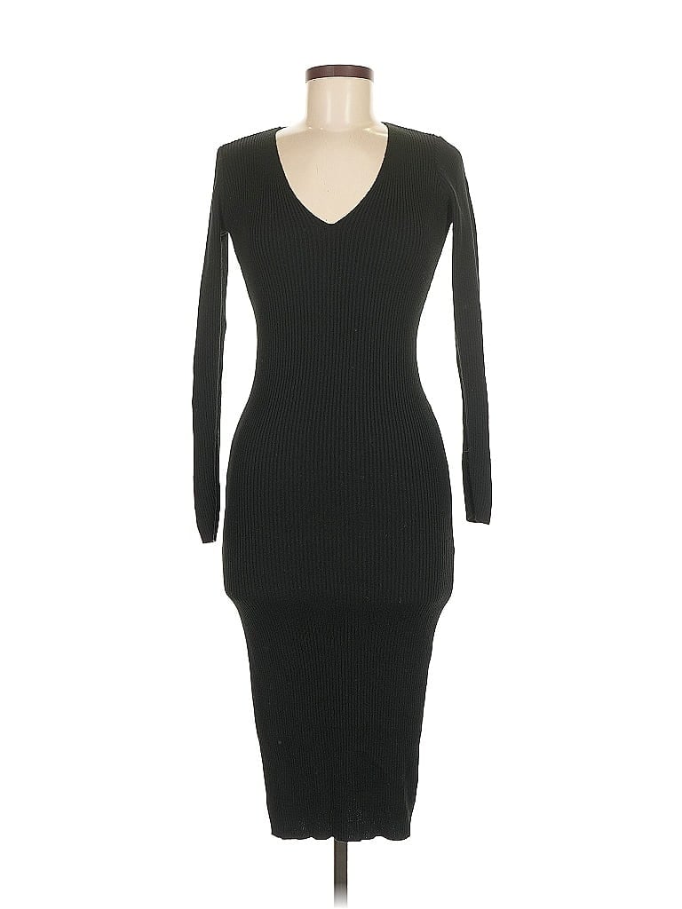 Pre-owned Prettylittlething Cocktail Dress In Black