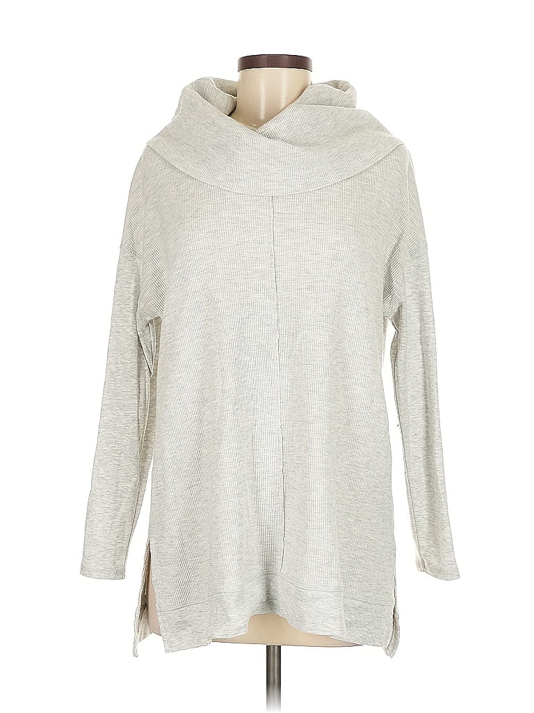 Pre-owned Calvin Klein Performance Long Sleeve Turtleneck In Gray