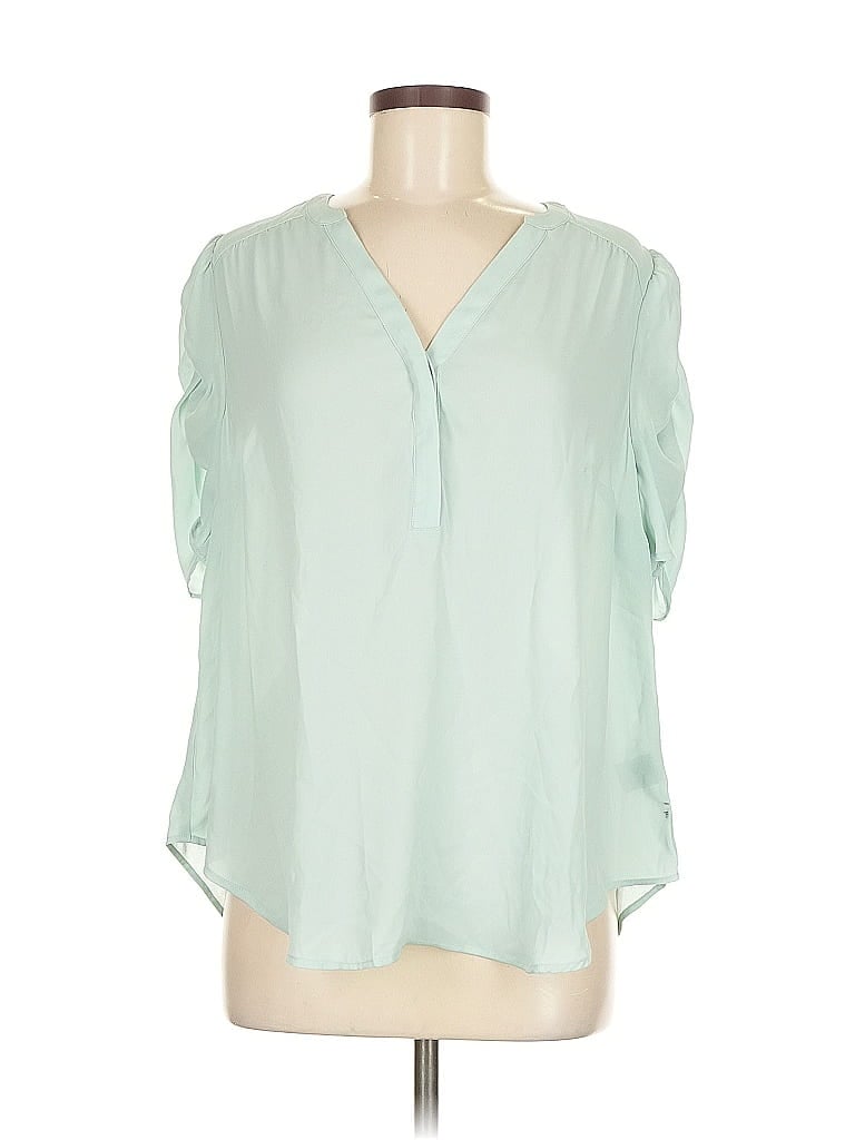 Torrid 3/4 Sleeve Blouse In Green