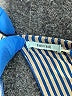 Kimchi Blue 100% Rayon Stripes Gray Blue Romper Size 2 - photo 4