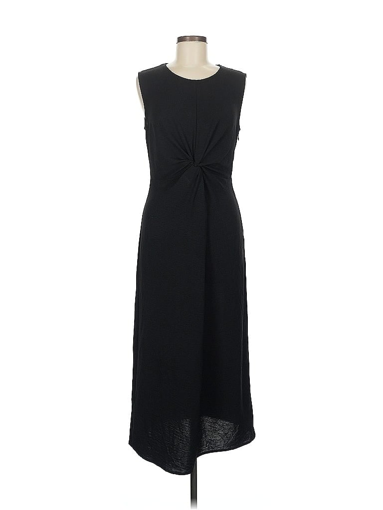 Pre-owned Mng Casual Dress In Black
