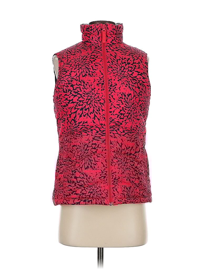 Click to view more detailed imagery on our partner's website Pre-owned Lands' End Faux Fur Vest In Red