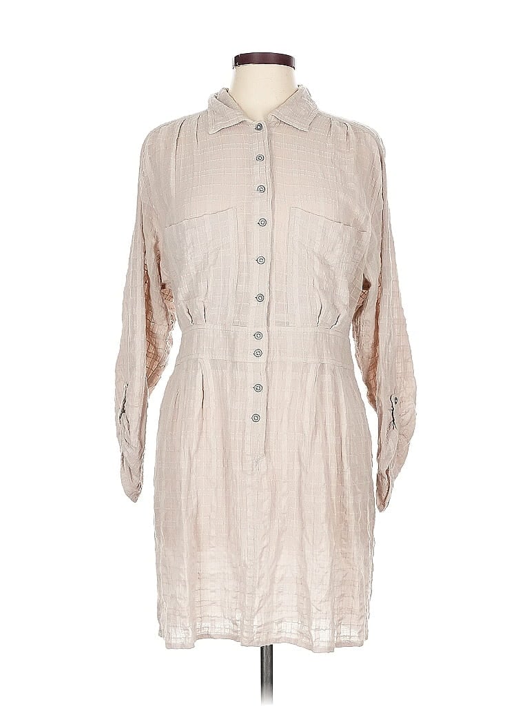 Pre-owned Staring At Stars Casual Dress In Brown