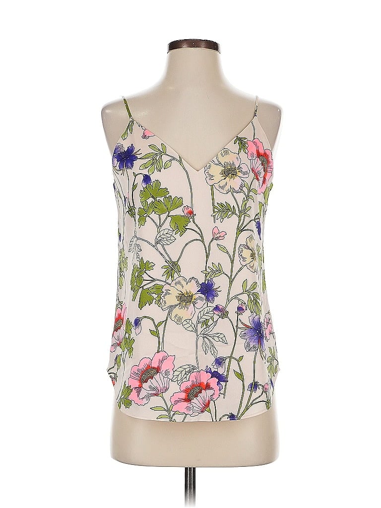 Pre-owned Express Outlet Sleeveless Blouse In White