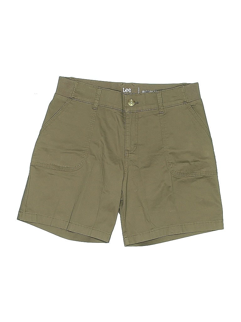 Pre-owned Lee Khaki Shorts In Green