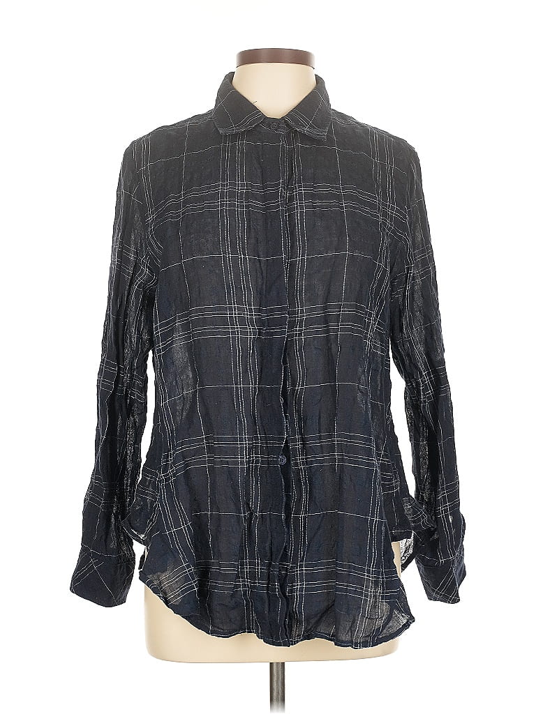 Click to view more detailed imagery on our partner's website Pre-owned Finley Long Sleeve Button Down Shirt In Blue