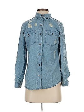 Charlotte Russe Long Sleeve Button Down Shirt