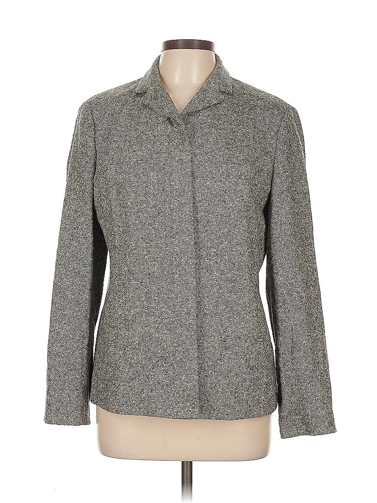 Click to view more detailed imagery on our partner's website Pre-owned Lands' End Wool Blazer Jacket In Gray