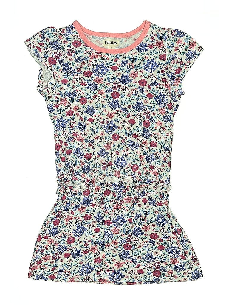 Pre-owned Hatley Kids' Dress In Blue