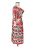 Sunny Leigh Print Red Casual Dress Size M - photo 4