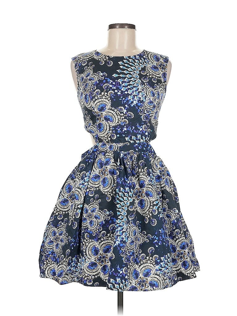 Click to view more detailed imagery on our partner's website Pre-owned Asos Design Cocktail Dress In Blue