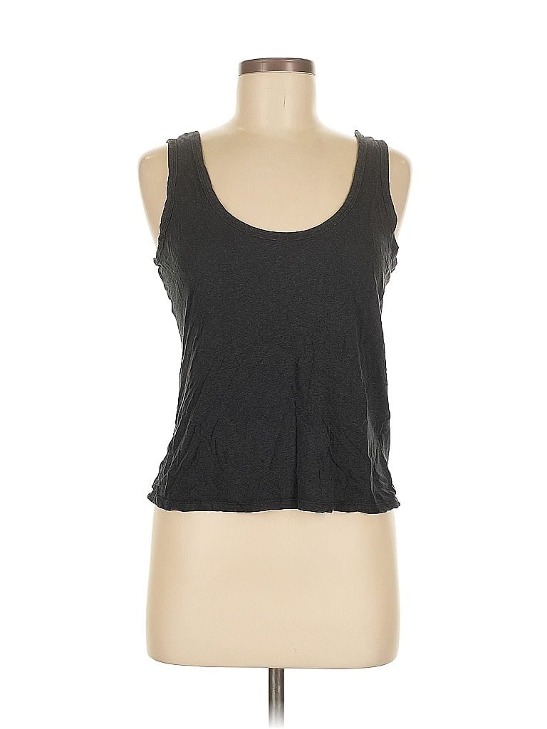Pre-owned Abercrombie & Fitch Tank Top Black Strapless Neckline Tops