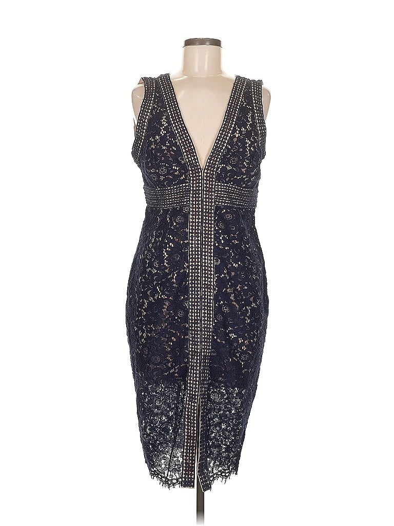 Pre-owned Bardot Cocktail Dress In Blue