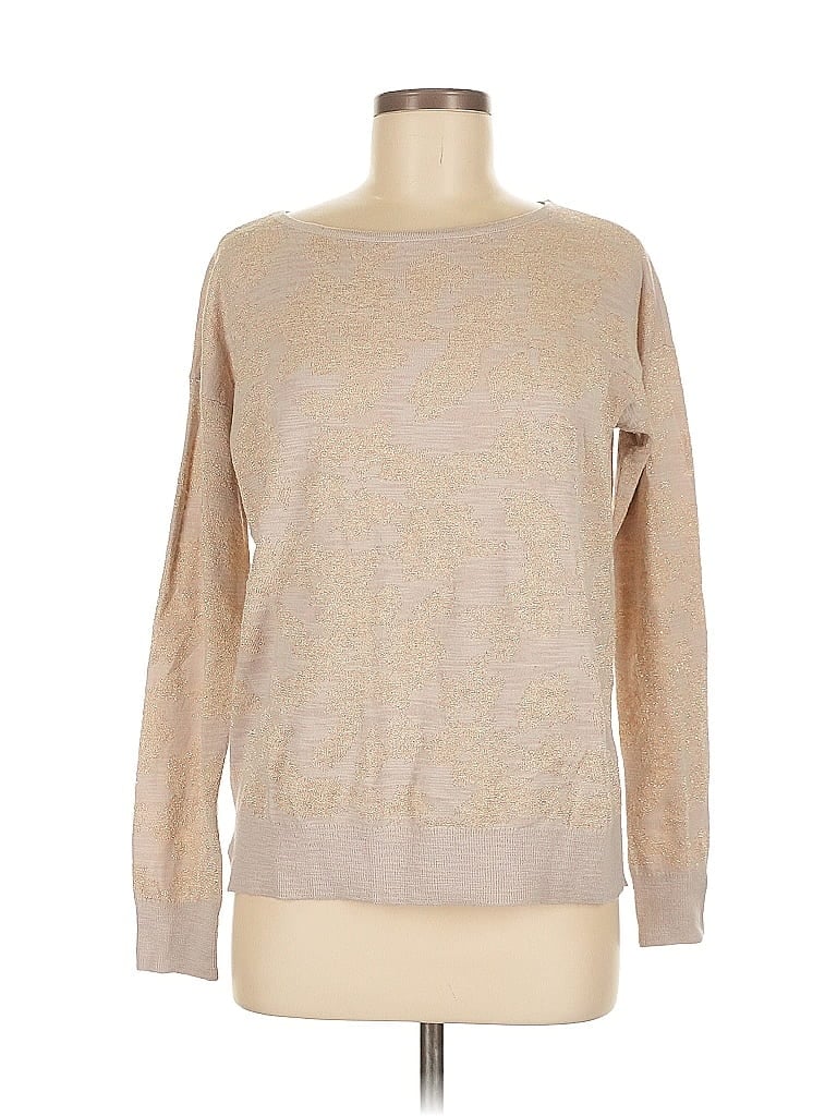 Pre-owned Ann Taylor Loft Pullover Sweater In Brown
