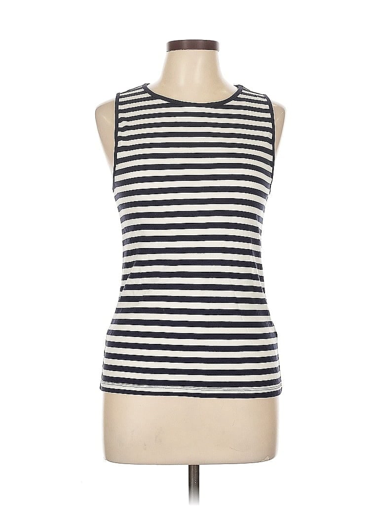 Pre-owned J.crew Factory Store Sleeveless T-shirt In White