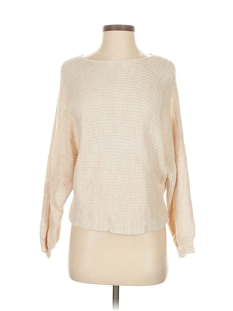 Pre-owned Cupcakes And Cashmere Pullover Sweater In White
