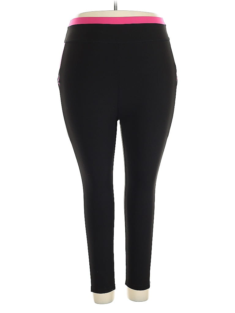 Pre-owned Pop Fit Active Pants In Black