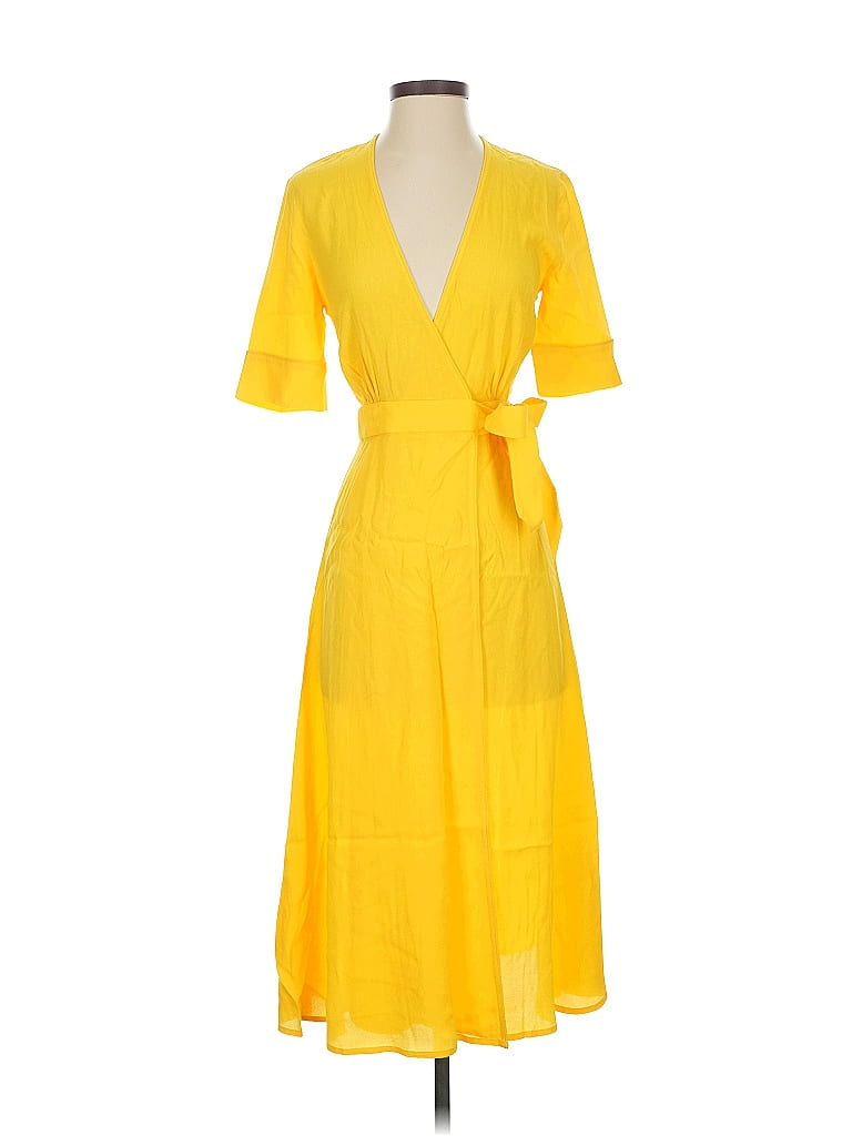 Pre-owned Paris Atelier & Other Stories Casual Dress In Yellow