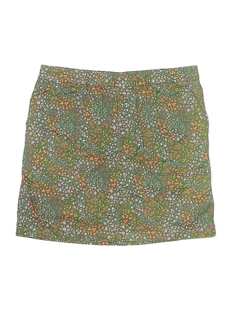 Pre-owned Lands' End Skort In Green
