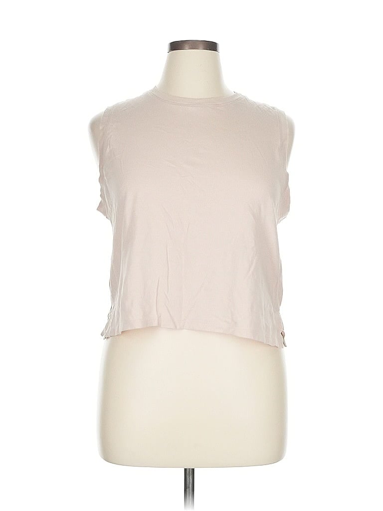 Pre-owned Abercrombie & Fitch Sleeveless T-shirt In Brown