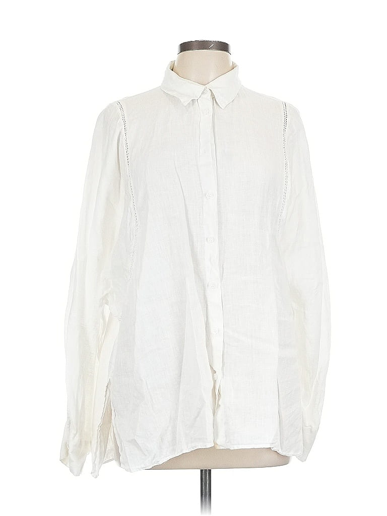 Click to view more detailed imagery on our partner's website Pre-owned Zara Long Sleeve Blouse In White