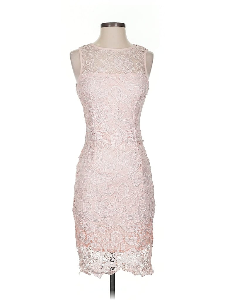 Pre-owned Club L Cocktail Dress In Pink