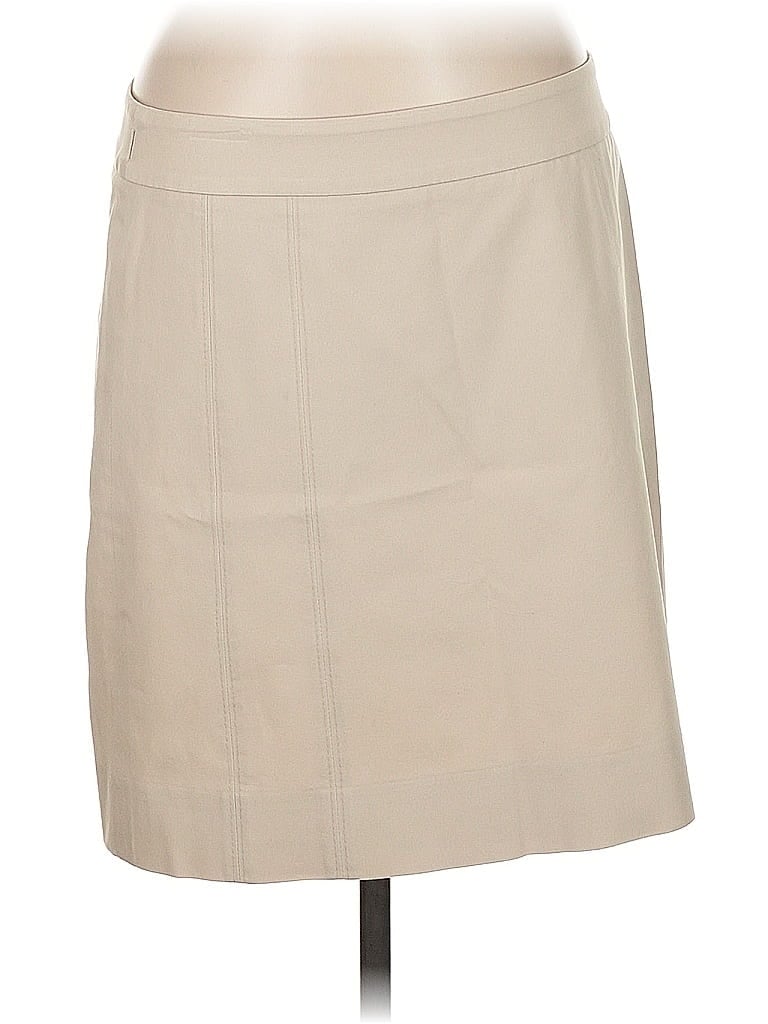 Pre-owned White House Black Market Casual Skirt In Brown