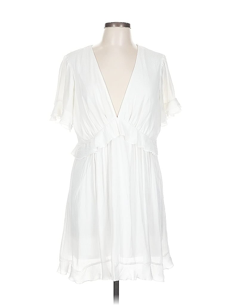 Pre-owned Show Me Your Mumu Casual Dress In White