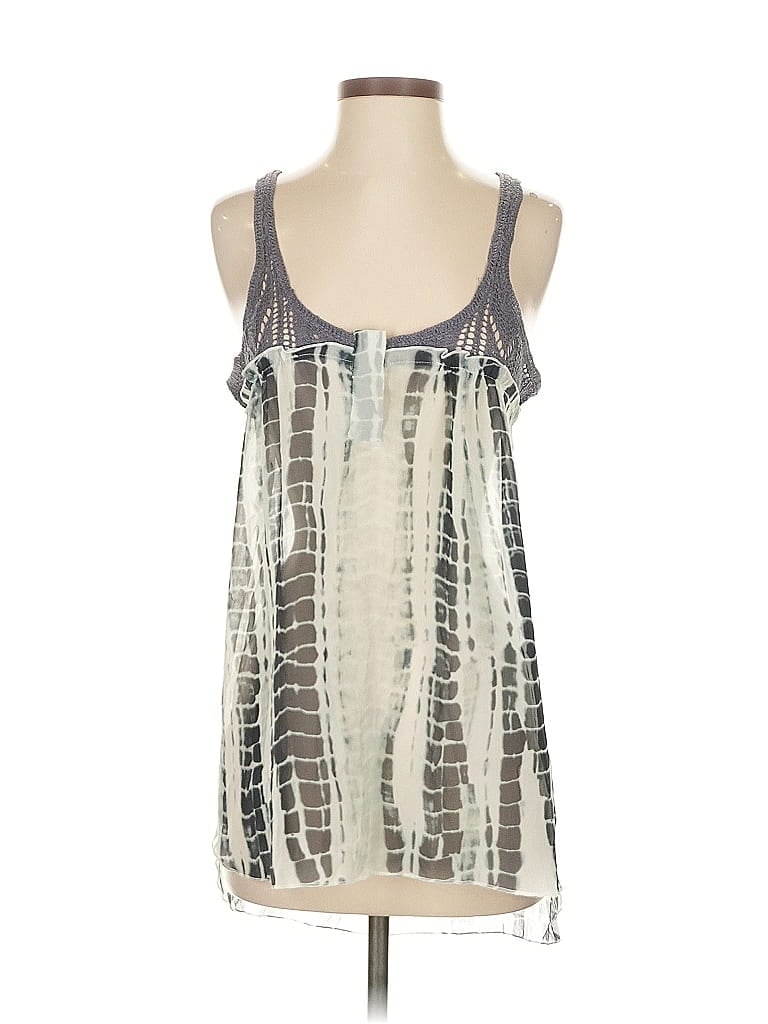 Pre-owned Free People Sleeveless Blouse In Gray