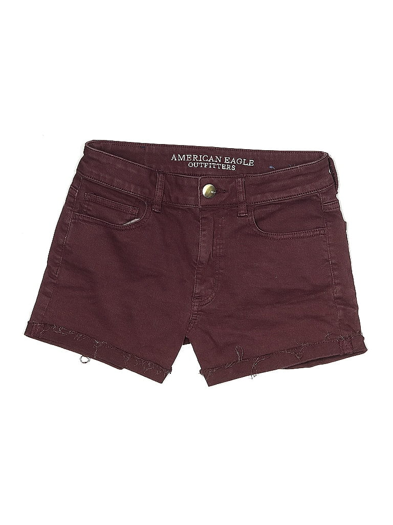 Click to view more detailed imagery on our partner's website Pre-owned American Eagle Outfitters Shorts In Burgundy