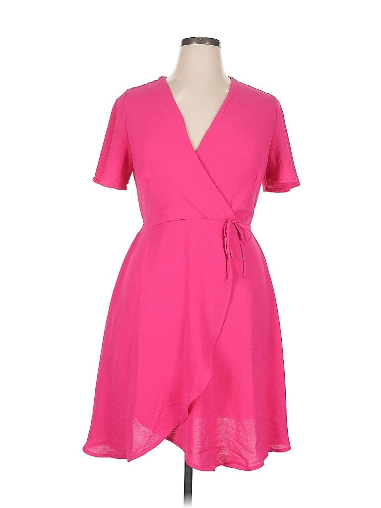 Pre-owned Monteau Casual Dress In Pink