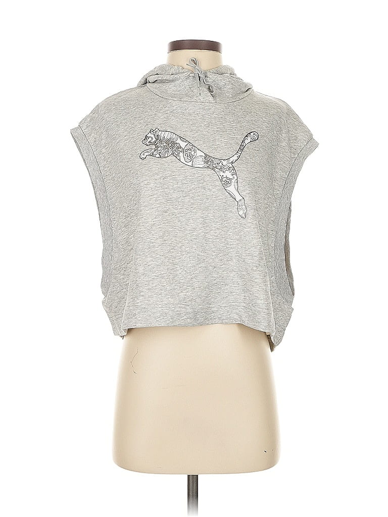 Pre-owned Puma Poncho In Gray