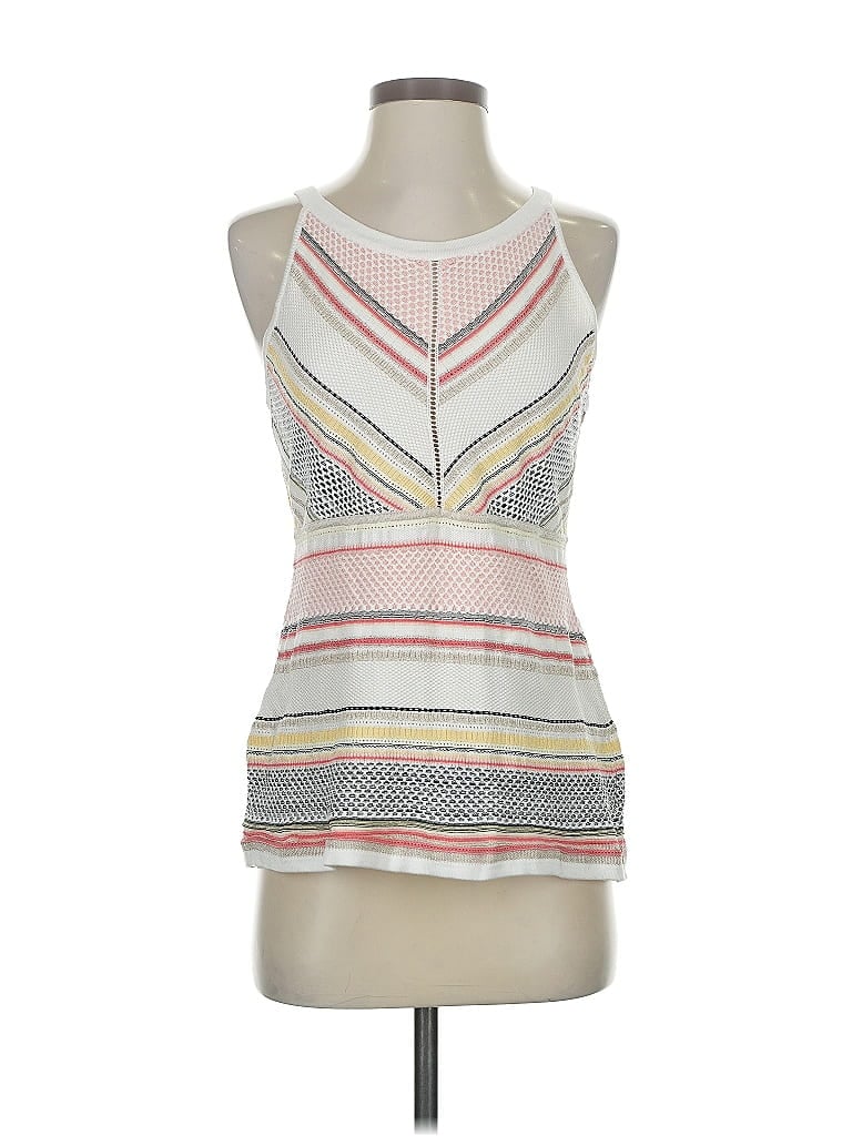 Pre-owned White House Black Market Tank Top White Halter Neckline Tops