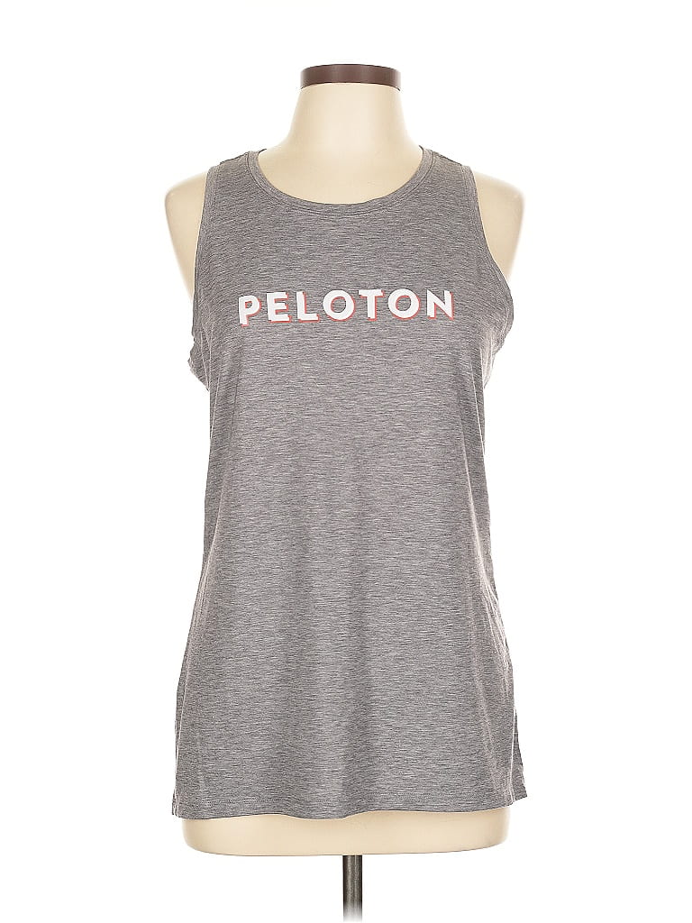 Click to view more detailed imagery on our partner's website Pre-owned Athleta Sleeveless T-shirt In Gray