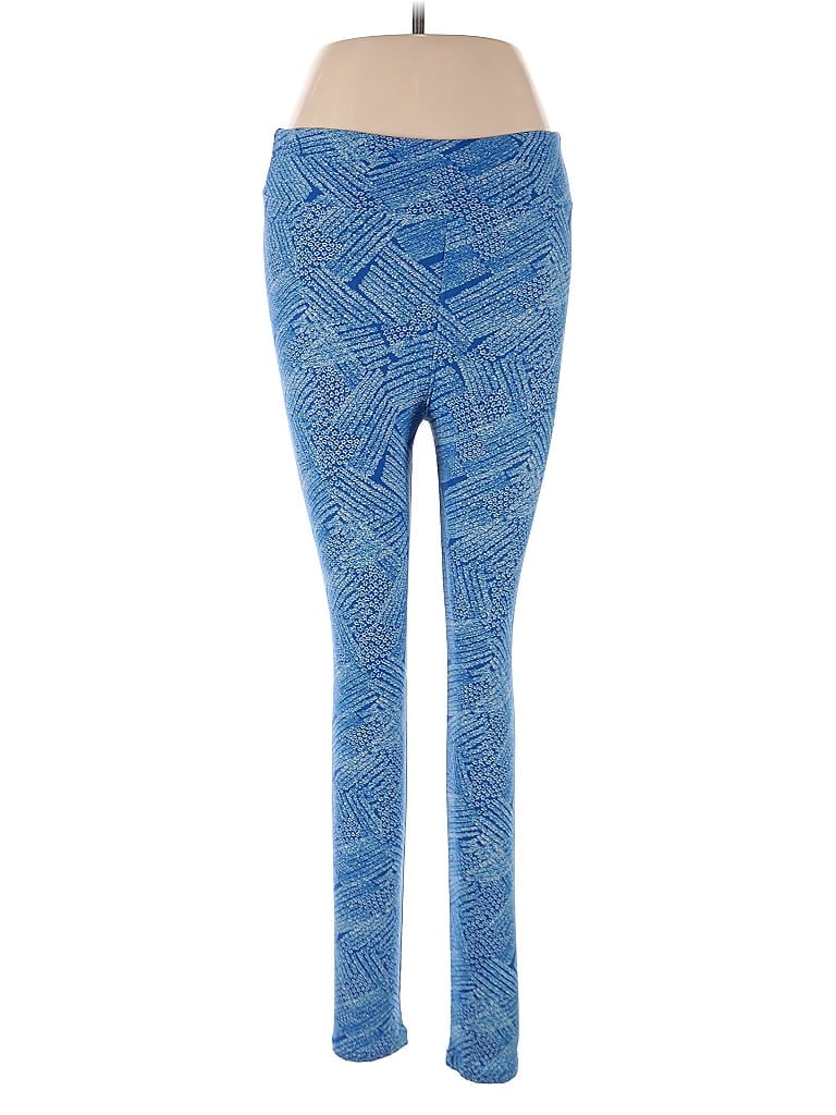 Pre-owned Lularoe Leggings In Blue