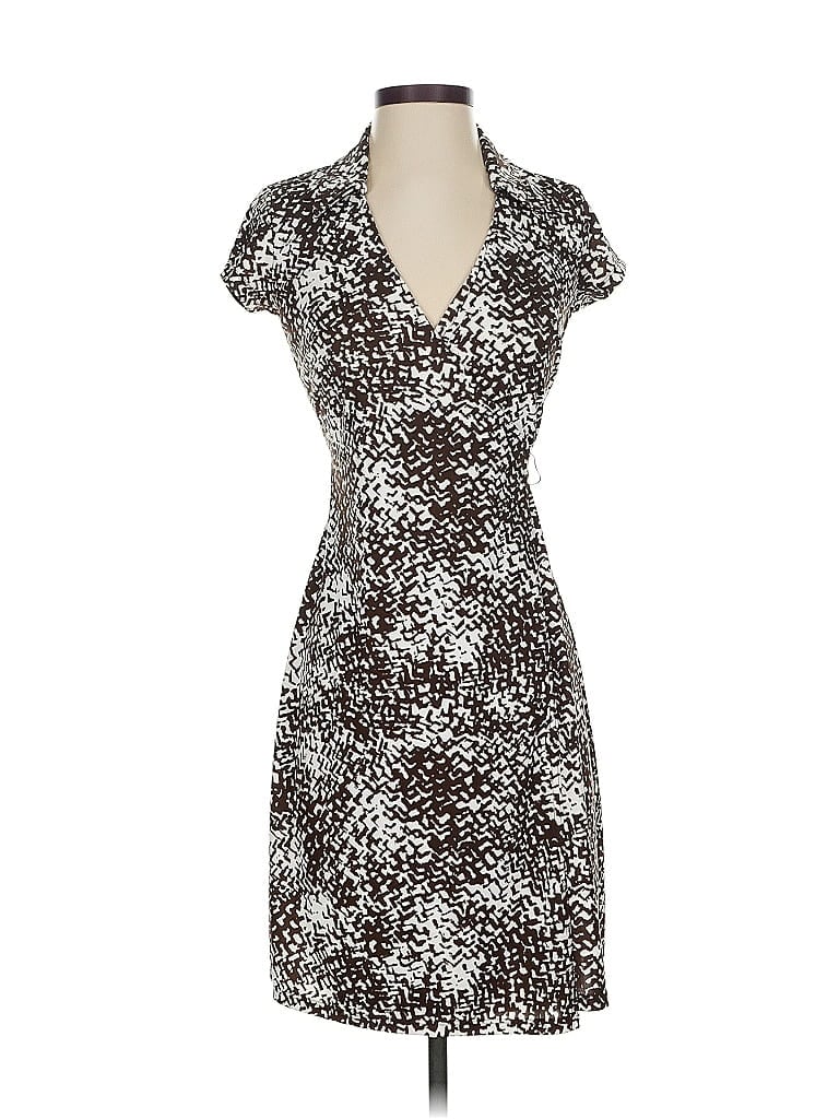 Pre-owned Ann Taylor Factory Casual Dress In Brown